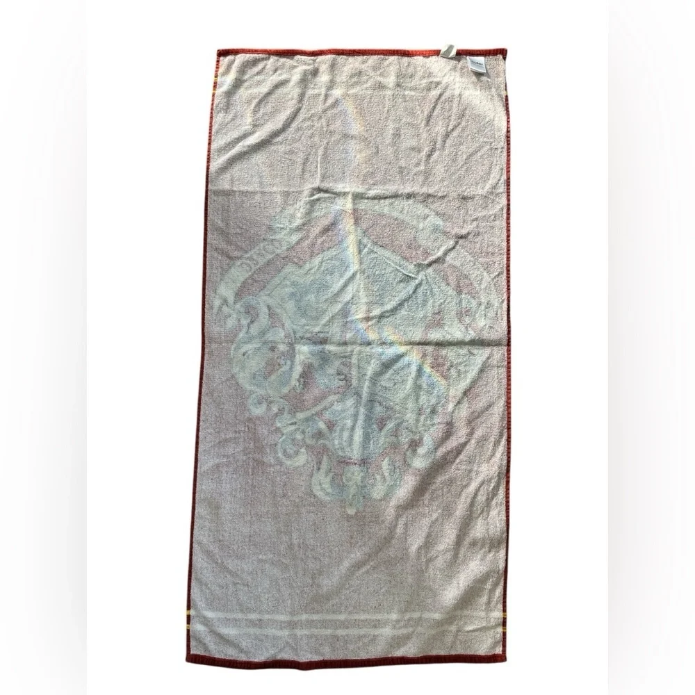 Harry Potter Beach Towel Crest Hogwarts Burgundy Gryffindor Hufflepuff 54
